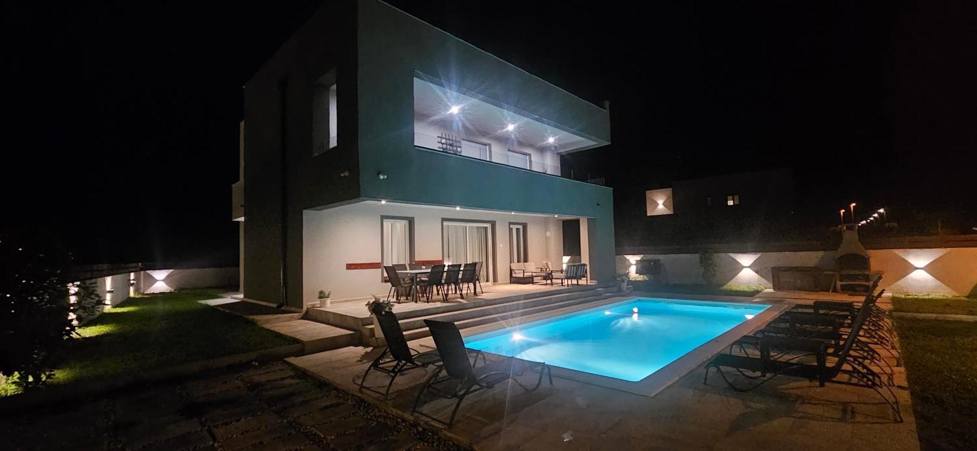 Villa Tia With Heated Pool & Jacuzzi Murvica  Buitenkant foto